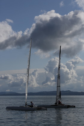 Les Catamarans A-Cat à Bevaix