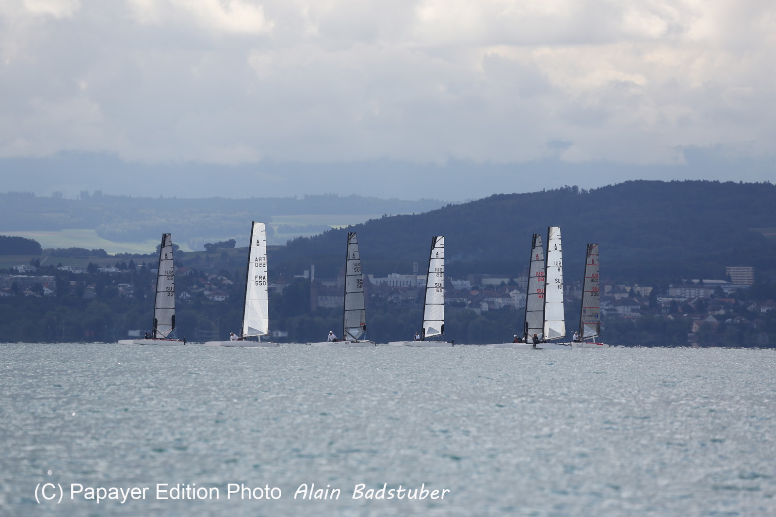 Les Catamarans A-Cat à Bevaix