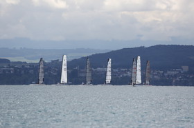 Les Catamarans A-Cat à Bevaix