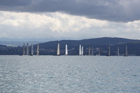 Les Catamarans A-Cat à Bevaix